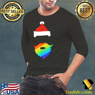 Nice Santa LGBTQ Christmas Sweater Shirt