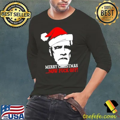 Nice Santa Logan Roy Merry Christmas Now Fuck Off Shirt