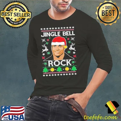 Nice The Rock Jingle Bell Rock Unisex Sweatshirt