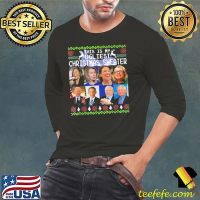 Nice This Is My Ugly Christmas-Sweater Harris Biden T-Shirt