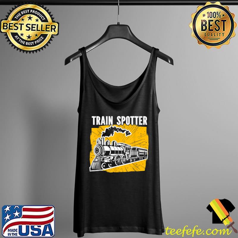 Nice Train Spotter Model Railroad Train T-Shirt Tank Top Nice Train Spotter Model Railroad Train T-Shirt Tank Top