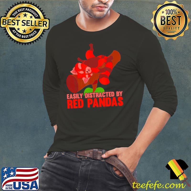 Nice Zoo Animal Easily Distracted By Red Pandas Shirt