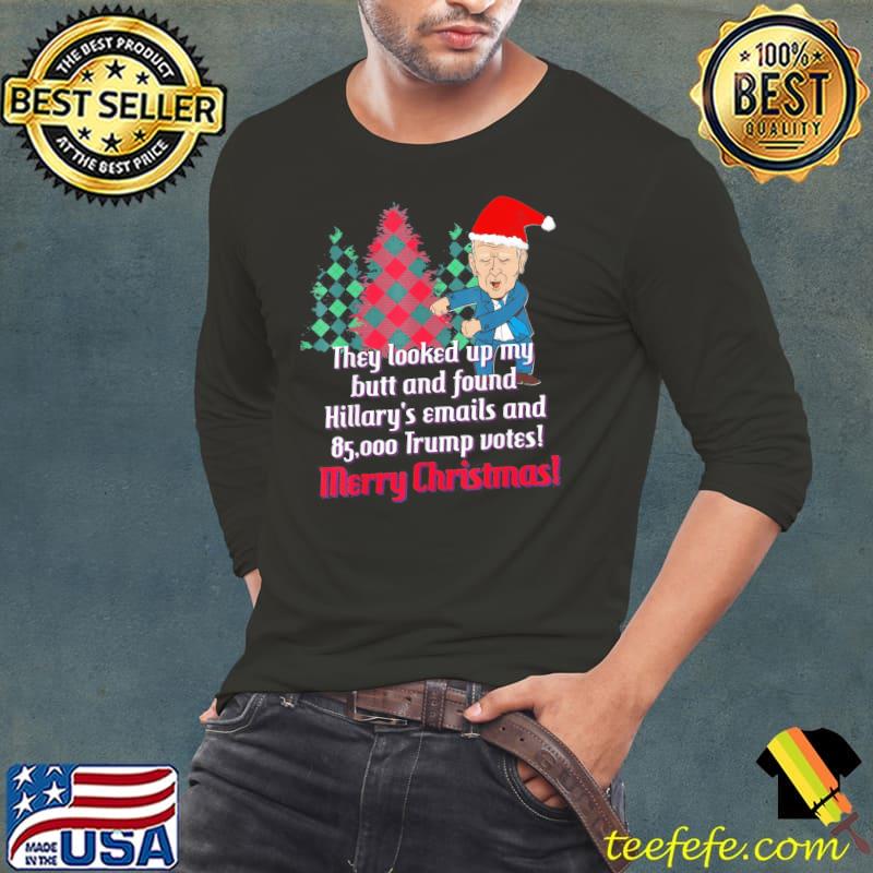 Official Biden Colonoscopy Meme Christmas Butt Wiped Biden Go Brandon T-Shirt Long Sleeve Tee Official Biden Colonoscopy Meme Christmas Butt Wiped Biden Go Brandon T-Shirt Long Sleeve Tee