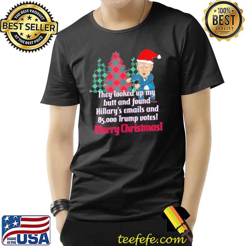 Official Biden Colonoscopy Meme Christmas Butt Wiped Biden Go Brandon T-Shirt Unisex Official Biden Colonoscopy Meme Christmas Butt Wiped Biden Go Brandon T-Shirt Unisex