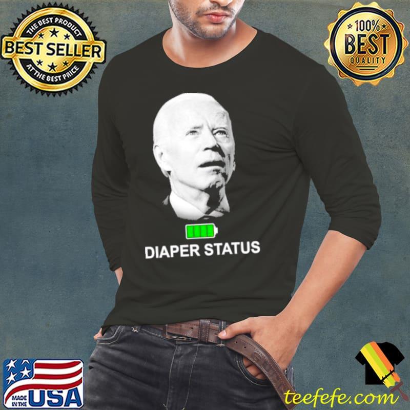Official biden diaper status Long Sleeve Tee Official biden diaper status Long Sleeve Tee