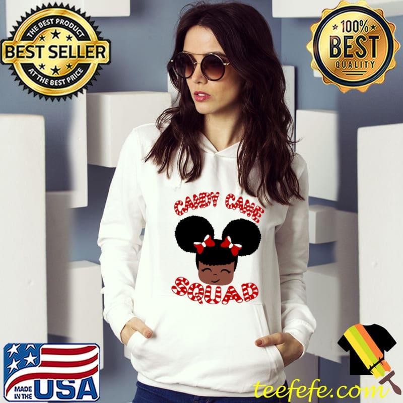 Official candy Cane Squad African Girl Christmas Shirt