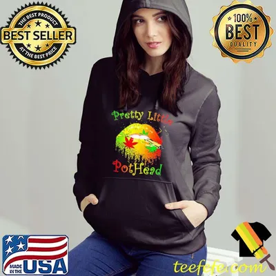 Official Cannabis Lips Pretty Little Pothead Shirt