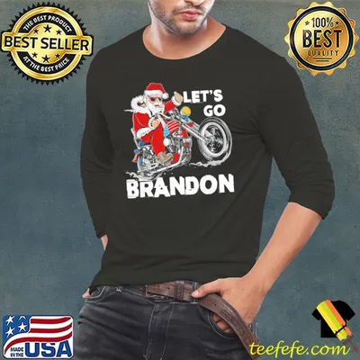 Official Classic Christmas Let’s Go Branson Brandon Santa Claus Xmas T-Shirt