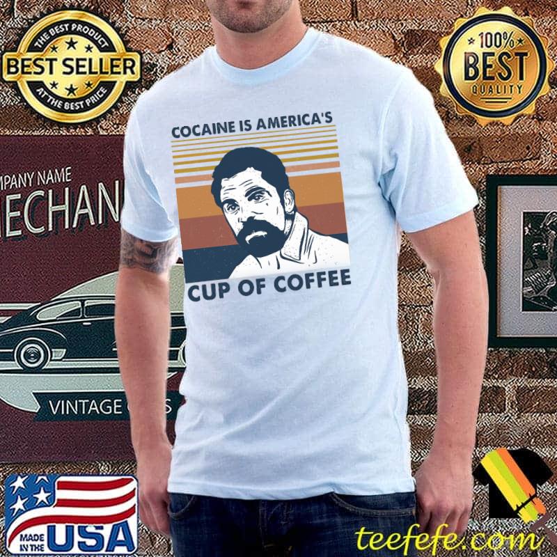 Official Cocaine Is America's Cup Of Coffee Vintage Shirt Unisex Official Cocaine Is America's Cup Of Coffee Vintage Shirt Unisex