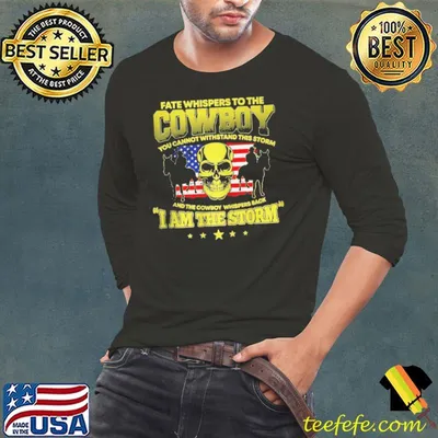 Official Fate whispers to the farmer you cannot withstand the storm shirt