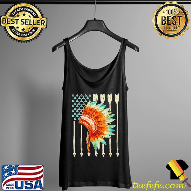 Official feathers Native Flag Shirt Tank Top Official feathers Native Flag Shirt Tank Top