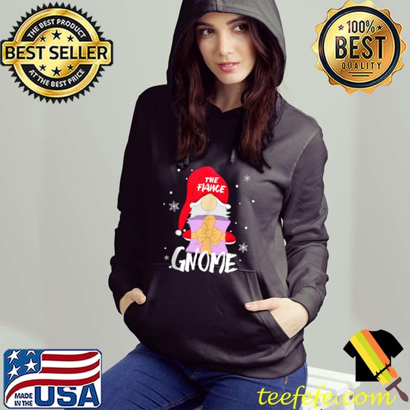 Official Fiance Gnome Matching Family Christmas Pajama T-shirt
