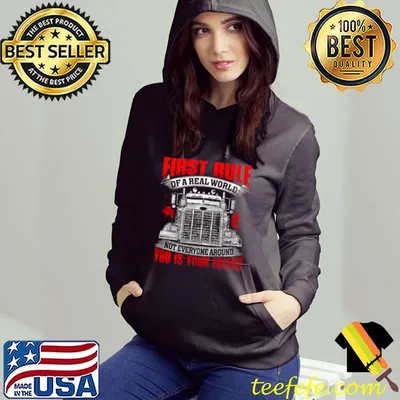 Official First Rule Of A Real World Not Everyone Around You Is Your Friend Shirt