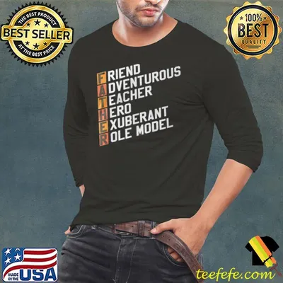 Official Friend adventurous teacher hero exuberant role model shirt
