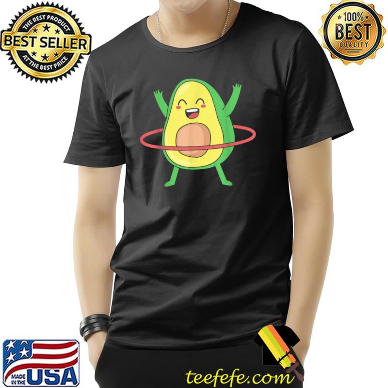 Official Funny Hula Hoop Avocado Workout T-Shirt Unisex Official Funny Hula Hoop Avocado Workout T-Shirt Unisex
