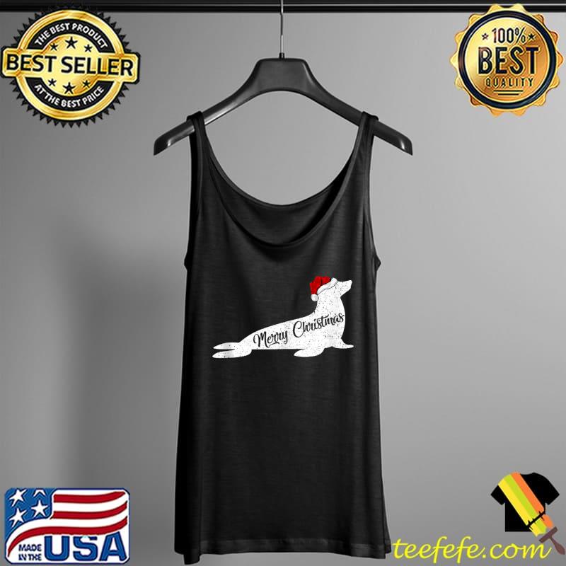 Official funny Seals Animal Lover Xmas Santa Hat Seals Christmas T-Shirt Tank Top Official funny Seals Animal Lover Xmas Santa Hat Seals Christmas T-Shirt Tank Top