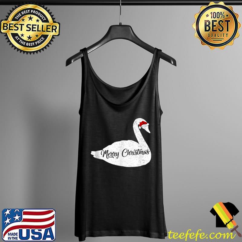 Official funny Swan Bird Lover Xmas Santa Hat Swan Christmas T-s Tank Top Official funny Swan Bird Lover Xmas Santa Hat Swan Christmas T-s Tank Top