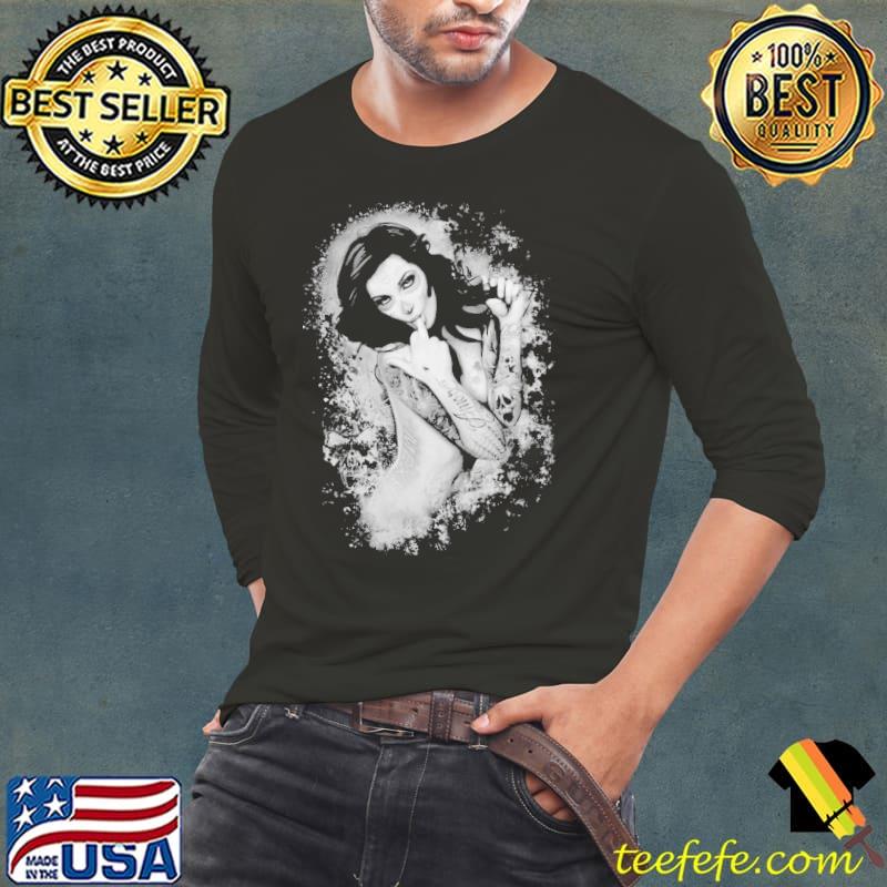 Official Girl Skull Day Of The Dead Shirt Long Sleeve Tee Official Girl Skull Day Of The Dead Shirt Long Sleeve Tee