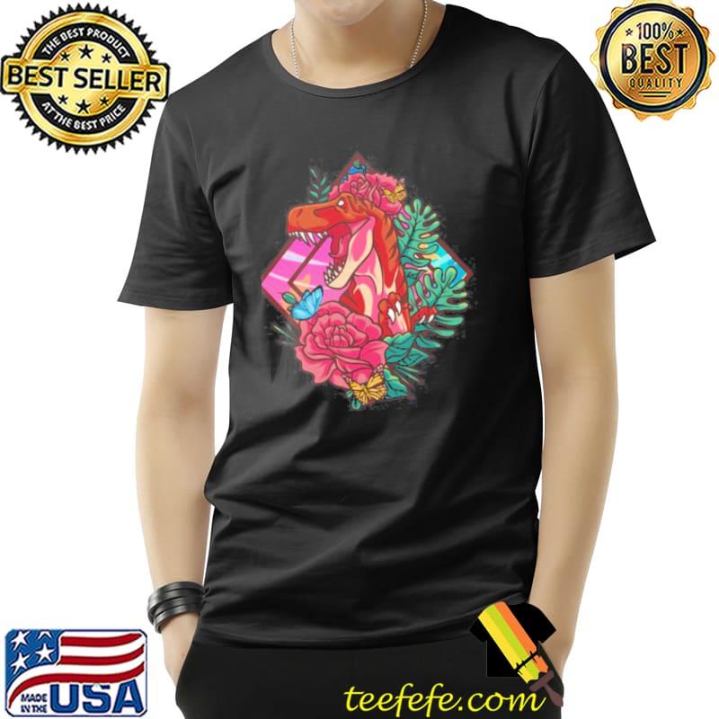 Official grandmasaurus-dinosaur-grandma-t-rex-floral-nanasaurus--long-sleeved-t- Unisex Official grandmasaurus-dinosaur-grandma-t-rex-floral-nanasaurus--long-sleeved-t- Unisex