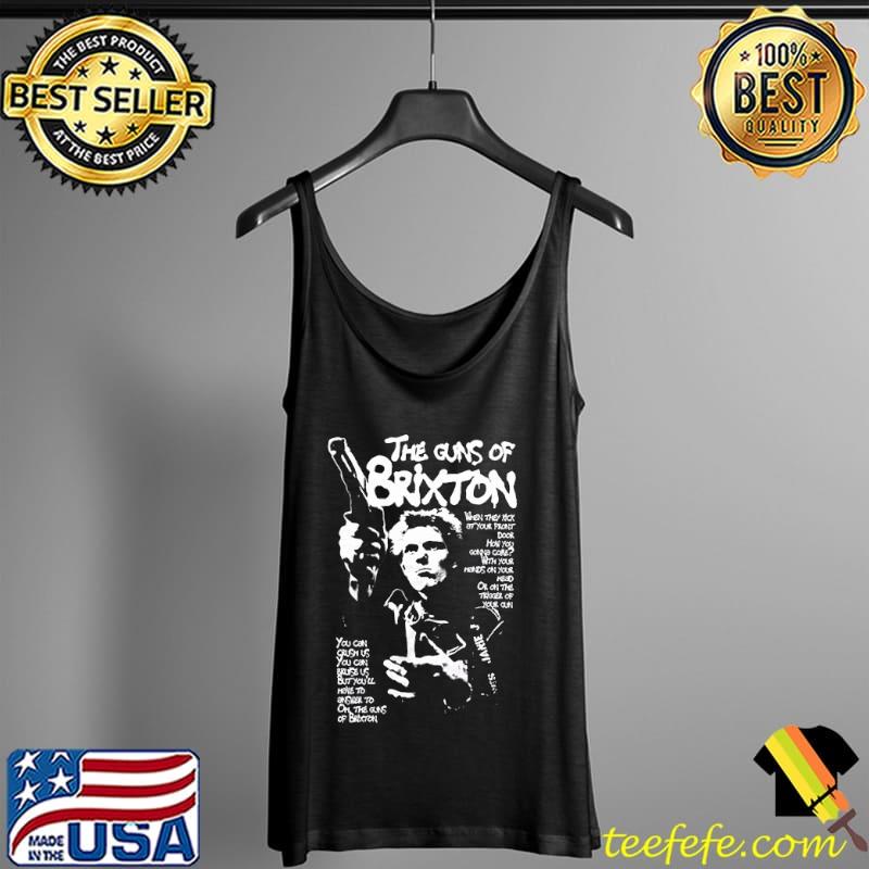 Official guns of Brixton, Paul Simonon, Gildan Shirt Tank Top Official guns of Brixton, Paul Simonon, Gildan Shirt Tank Top
