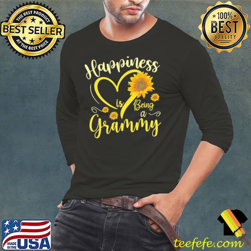 Official Happiness Is Being A Grammy Sunflowers Shirt Long Sleeve Tee Official Happiness Is Being A Grammy Sunflowers Shirt Long Sleeve Tee
