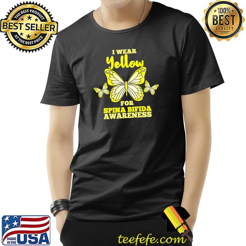 Official i Wear Yellow For Spina Bifida Awareness T-Shirt Unisex Official i Wear Yellow For Spina Bifida Awareness T-Shirt Unisex