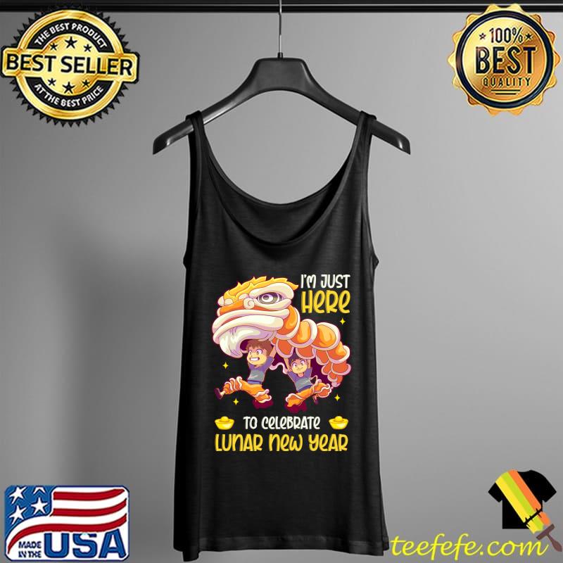 Official I'm Just Here For To Celebrate Lunar New Year 2022 Kids T- Tank Top Official I'm Just Here For To Celebrate Lunar New Year 2022 Kids T- Tank Top