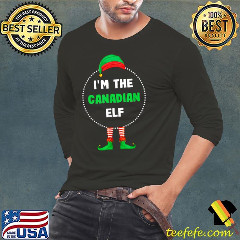 Official Im The Canadian Elf Christmas T Shirt Long Sleeve Tee Official Im The Canadian Elf Christmas T Shirt Long Sleeve Tee