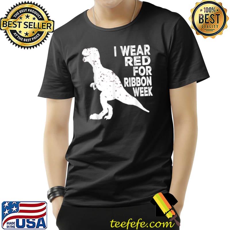 Official In October We Wear Red Ribbon Week Awareness Kids Boys T Shirt Unisex Official In October We Wear Red Ribbon Week Awareness Kids Boys T Shirt Unisex