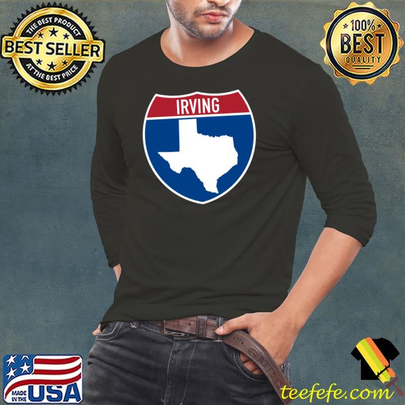 Official irving Texas TX Interstate Highway Vacation Souvenir T-Shirt