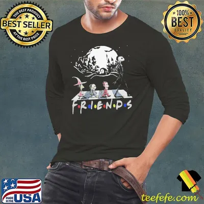 Official Jack Skellington And Friends Crossing Road Halloween Shirt