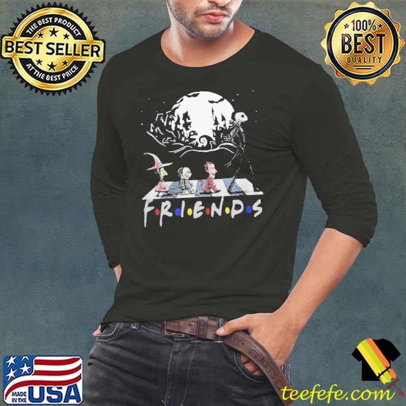 Official Jack Skellington And Friends Crossing Road Halloween Shirt Official Jack Skellington And Friends Crossing Road Halloween Shirt