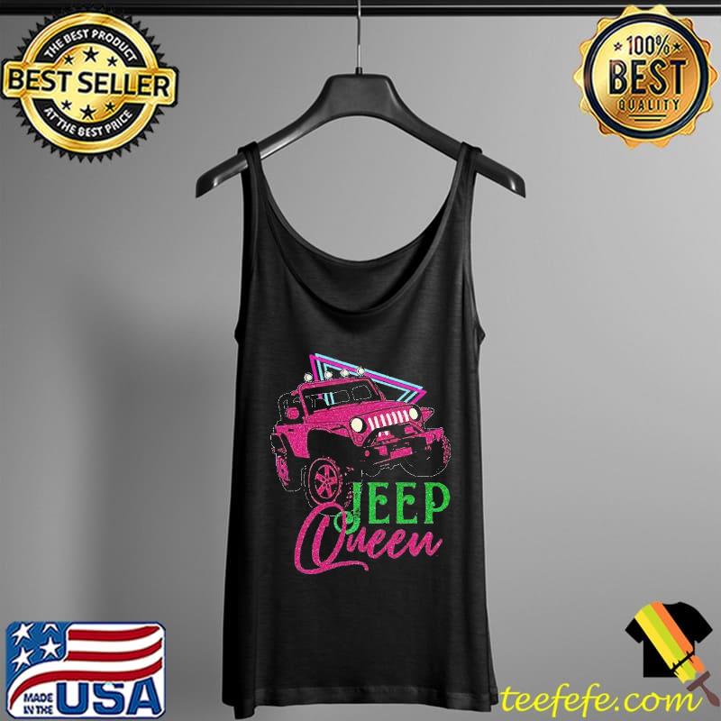 Official Jeep Wrangler Queen Shirt Tank Top Official Jeep Wrangler Queen Shirt Tank Top