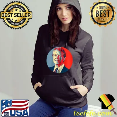 Official Jimmy Carter USA President Portrait Vintage Pop Art Retro T-shirt