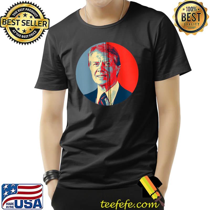 Official Jimmy Carter USA President Portrait Vintage Pop Art Retro T- Unisex Official Jimmy Carter USA President Portrait Vintage Pop Art Retro T- Unisex
