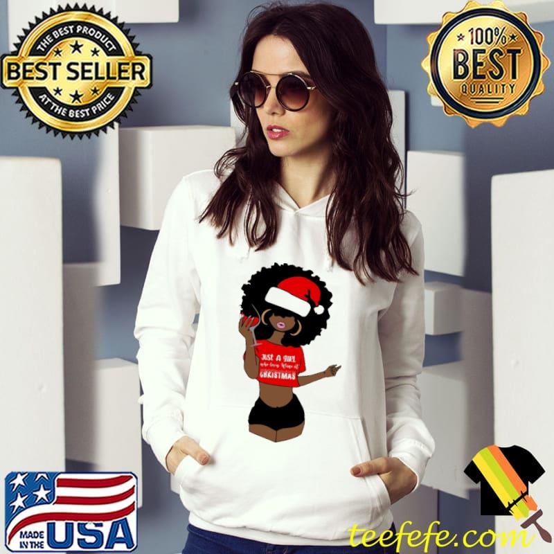 Official just A Girl Who Loves Wine At Christmas Shirt