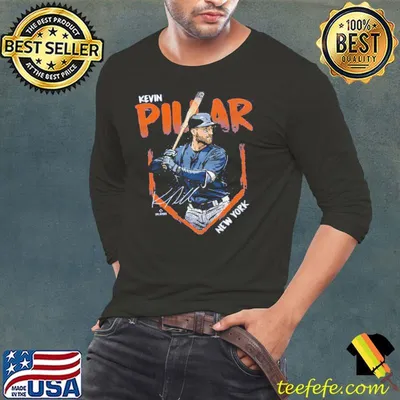 Official Kevin Pillar Base WHT New York shirt