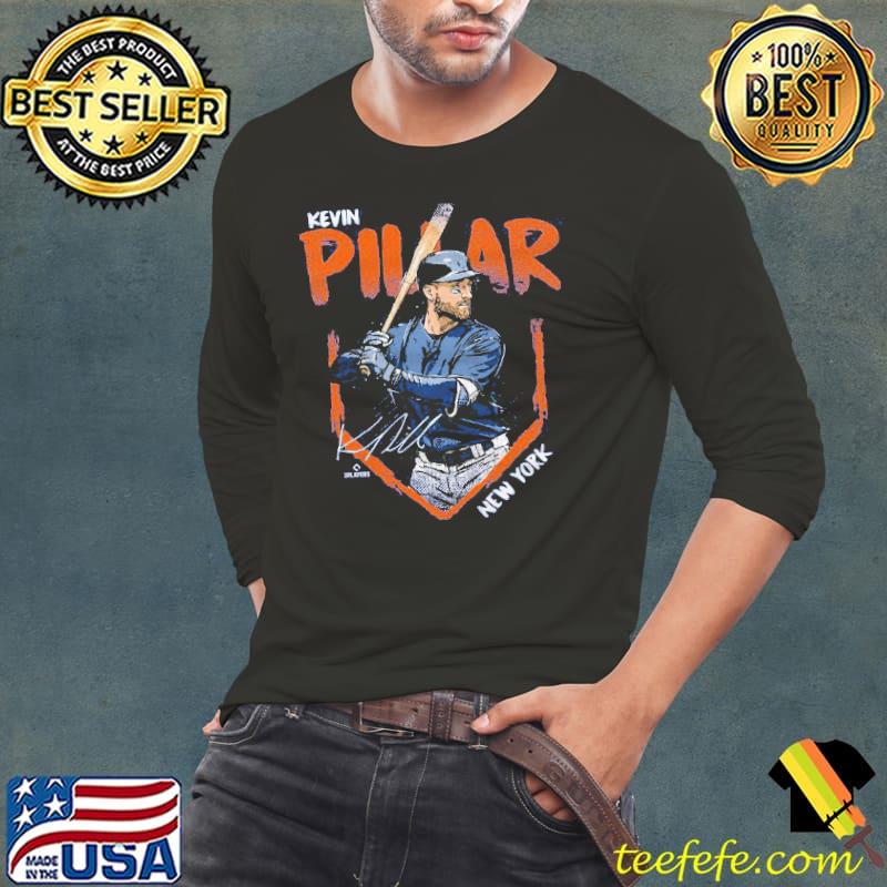 Official Kevin Pillar Base WHT New York shirt Official Kevin Pillar Base WHT New York shirt