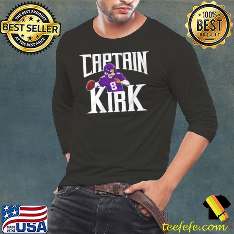 Official Kirk Cousins Captain Kirk Minnesota Vikings Shirt Official Kirk Cousins Captain Kirk Minnesota Vikings Shirt
