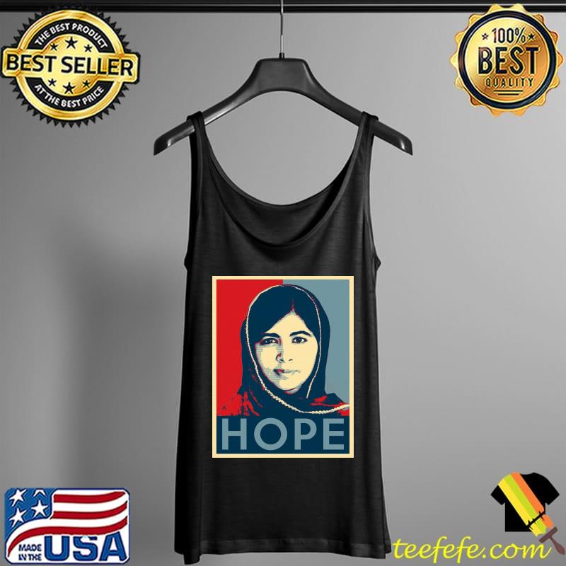 Official malala Yousafzai hope Shirt Tank Top Official malala Yousafzai hope Shirt Tank Top
