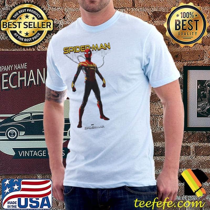 Official Marvel Spider Man No Way Home Spider Man Hero Pose Shirt Unisex Official Marvel Spider Man No Way Home Spider Man Hero Pose Shirt Unisex
