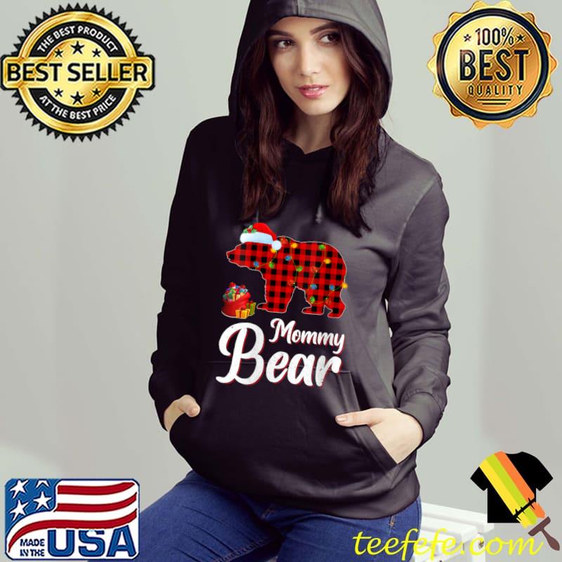 Official matching Family Buffalo Plaid Mommy Bear Christmas Pajama T-s Hoodie Official matching Family Buffalo Plaid Mommy Bear Christmas Pajama T-s Hoodie