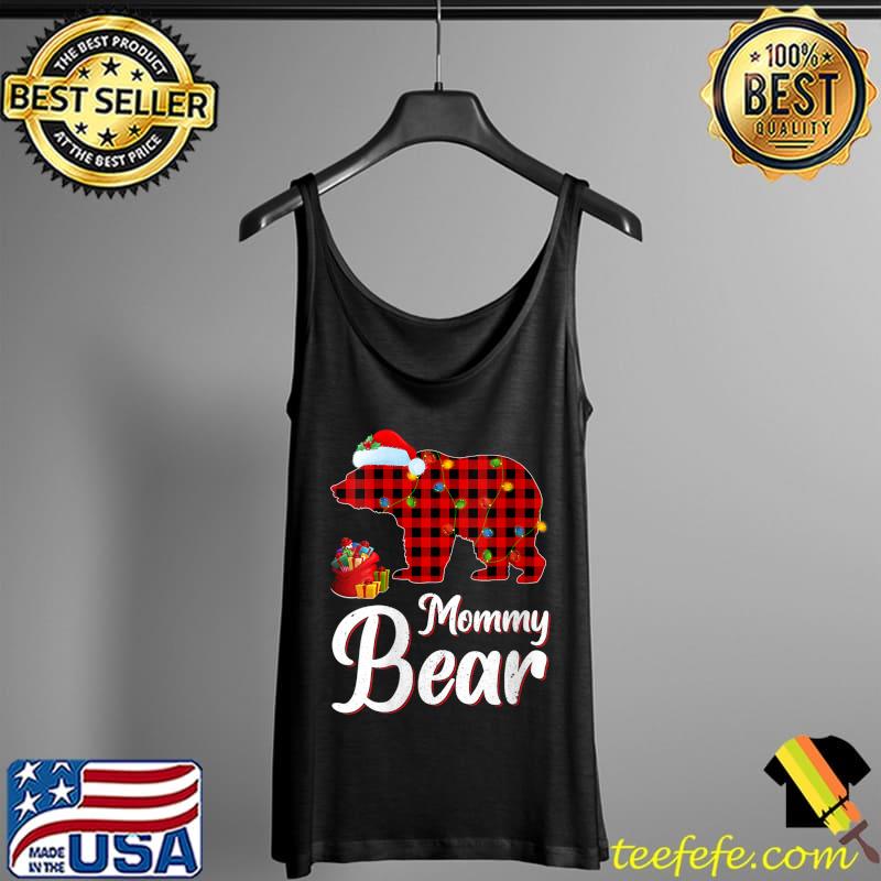 Official matching Family Buffalo Plaid Mommy Bear Christmas Pajama T-s Tank Top Official matching Family Buffalo Plaid Mommy Bear Christmas Pajama T-s Tank Top