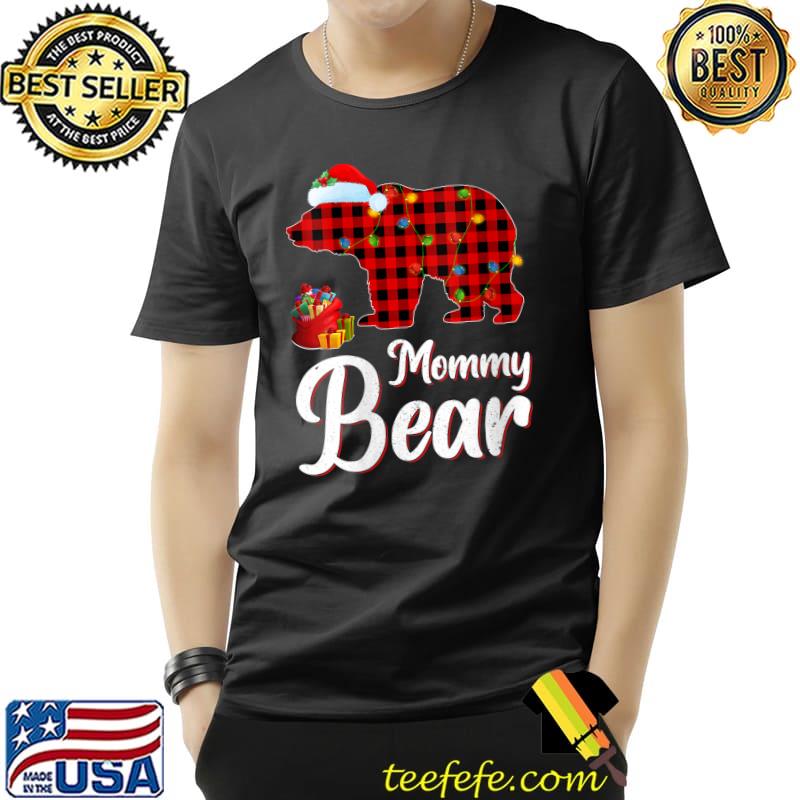 Official matching Family Buffalo Plaid Mommy Bear Christmas Pajama T-s Unisex Official matching Family Buffalo Plaid Mommy Bear Christmas Pajama T-s Unisex