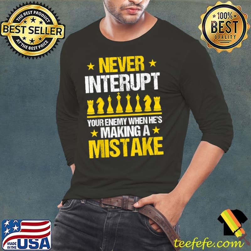 Official Mens Chess Dad Chess Player Christmas Chessmen T-Shirt Long Sleeve Tee Official Mens Chess Dad Chess Player Christmas Chessmen T-Shirt Long Sleeve Tee