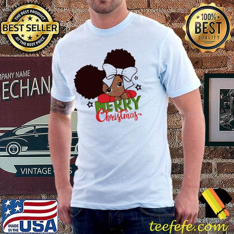 Official merry Christmas African Black Girl Shirt Unisex Official merry Christmas African Black Girl Shirt Unisex