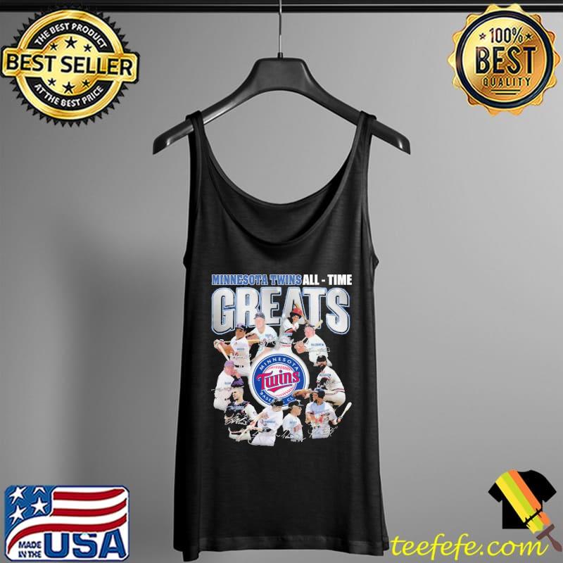 Official Minnesota Twins All Time Greats Team Signatures Shirt Tank Top Official Minnesota Twins All Time Greats Team Signatures Shirt Tank Top