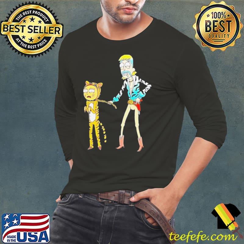 Official Morty The Tiger And Rick The Cowboys Shirt Long Sleeve Tee Official Morty The Tiger And Rick The Cowboys Shirt Long Sleeve Tee