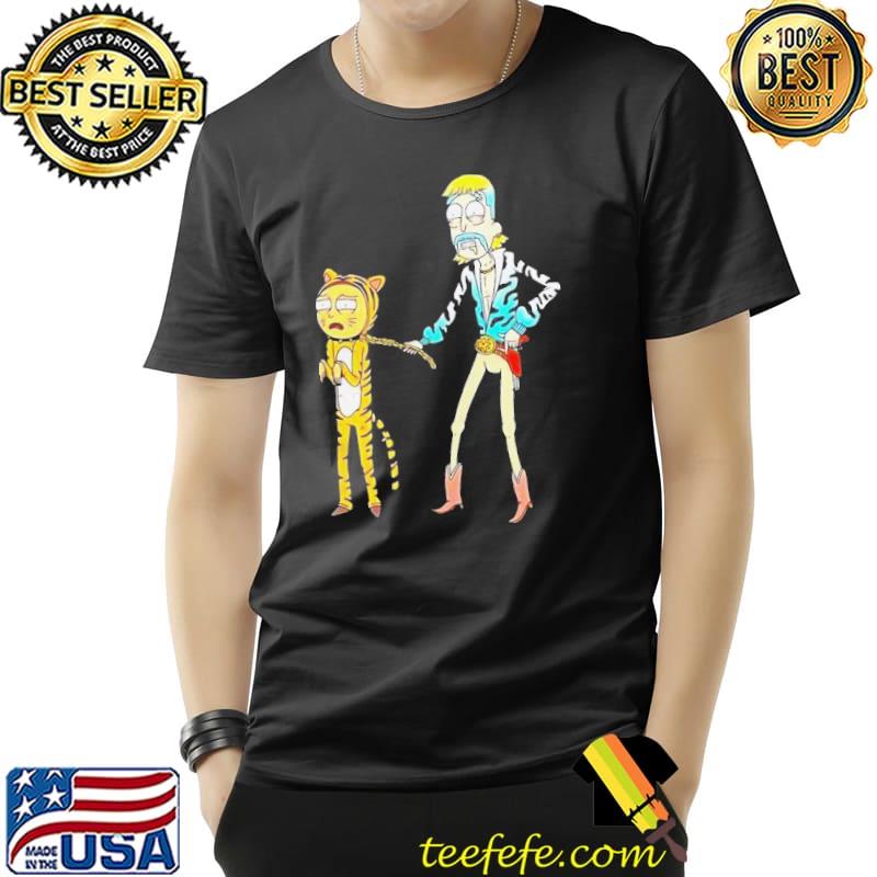 Official Morty The Tiger And Rick The Cowboys Shirt Unisex Official Morty The Tiger And Rick The Cowboys Shirt Unisex
