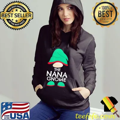 Official Nana Gnome Matching Family Christmas Pajama Outfits Xmas T-Shirt